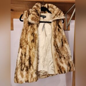 Catherine Malandrino Fur Vest Size XS